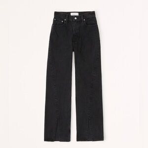 Abercrombie & Fitch Curve Love 90s Relaxed High Rise Jean